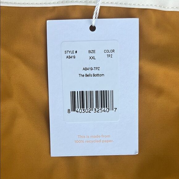 NWT Andie Swim The Bells Bottom Eco Nylon in Topaz Size XXL - Picture 7 of 7